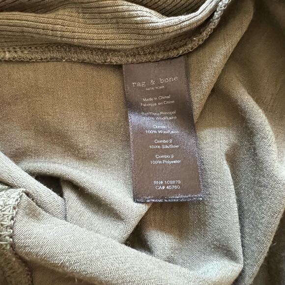 rag & bone Sleeveless Mock Neck Ribbed Top Size Small - Picture 11 of 13